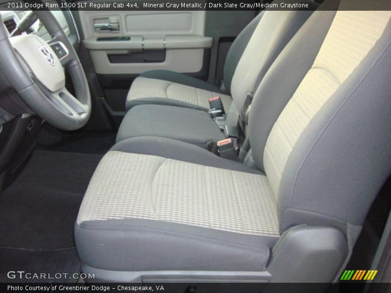 Mineral Gray Metallic / Dark Slate Gray/Medium Graystone 2011 Dodge Ram 1500 SLT Regular Cab 4x4