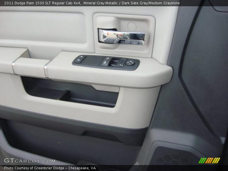 Mineral Gray Metallic / Dark Slate Gray/Medium Graystone 2011 Dodge Ram 1500 SLT Regular Cab 4x4
