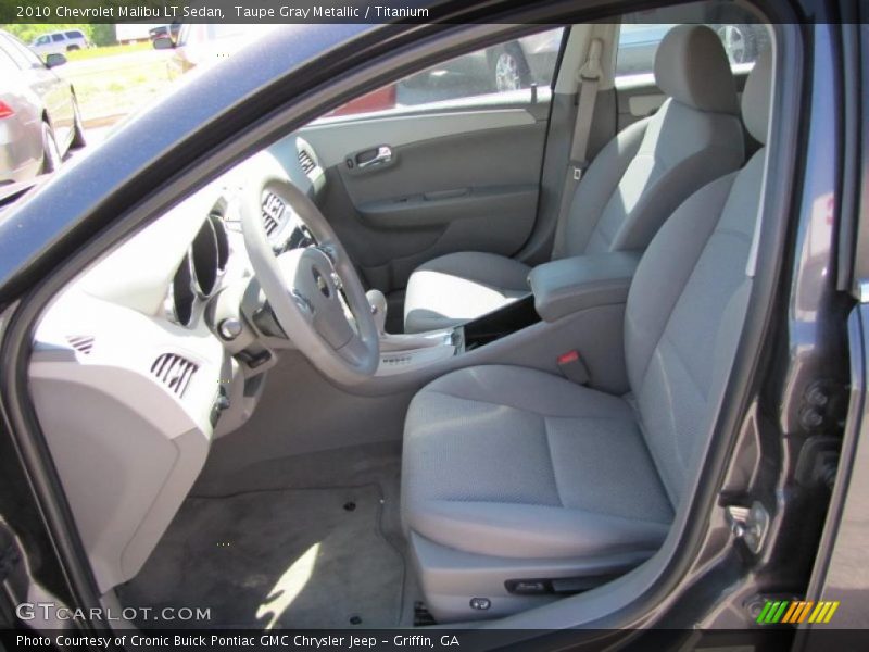 Taupe Gray Metallic / Titanium 2010 Chevrolet Malibu LT Sedan