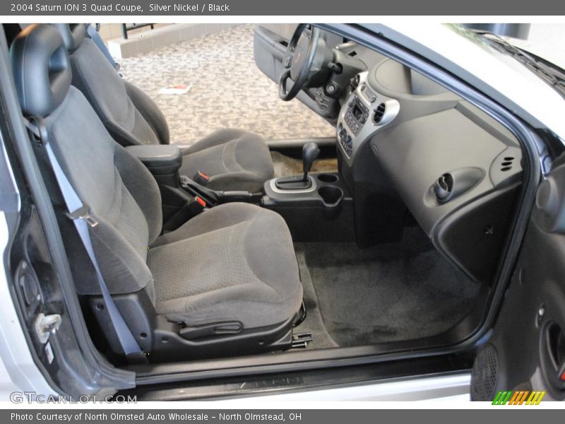  2004 ION 3 Quad Coupe Black Interior