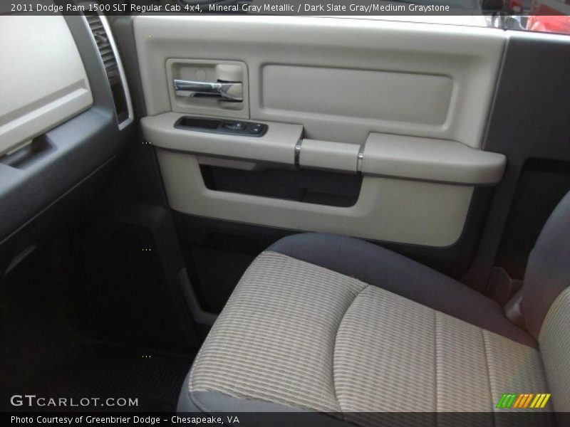 Mineral Gray Metallic / Dark Slate Gray/Medium Graystone 2011 Dodge Ram 1500 SLT Regular Cab 4x4