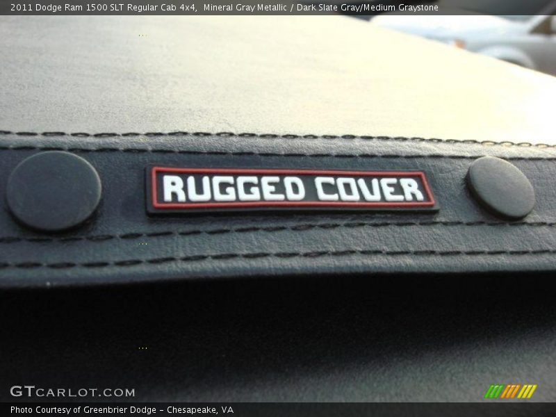 Mineral Gray Metallic / Dark Slate Gray/Medium Graystone 2011 Dodge Ram 1500 SLT Regular Cab 4x4