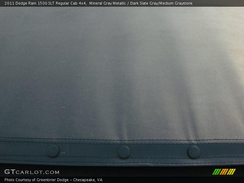 Mineral Gray Metallic / Dark Slate Gray/Medium Graystone 2011 Dodge Ram 1500 SLT Regular Cab 4x4