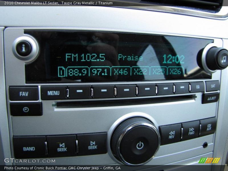 Taupe Gray Metallic / Titanium 2010 Chevrolet Malibu LT Sedan