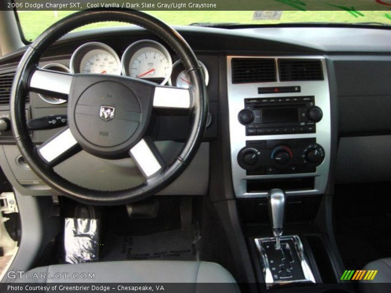 Cool Vanilla / Dark Slate Gray/Light Graystone 2006 Dodge Charger SXT