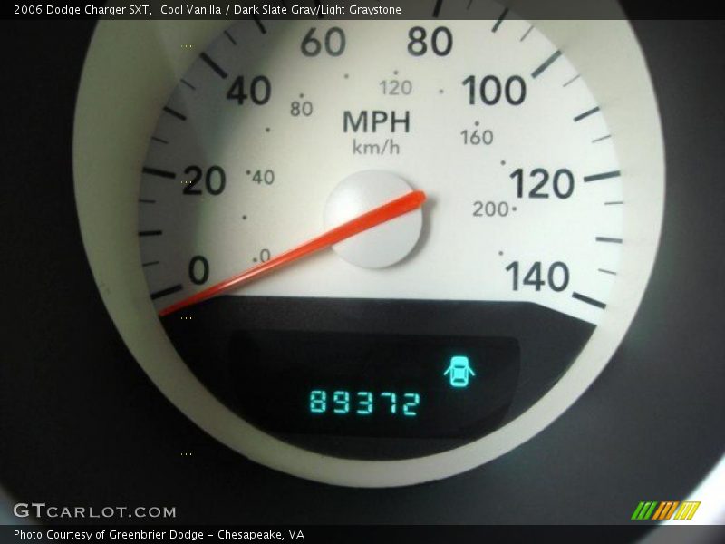 Cool Vanilla / Dark Slate Gray/Light Graystone 2006 Dodge Charger SXT