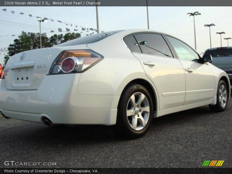 Winter Frost Pearl / Charcoal 2009 Nissan Altima 2.5 SL