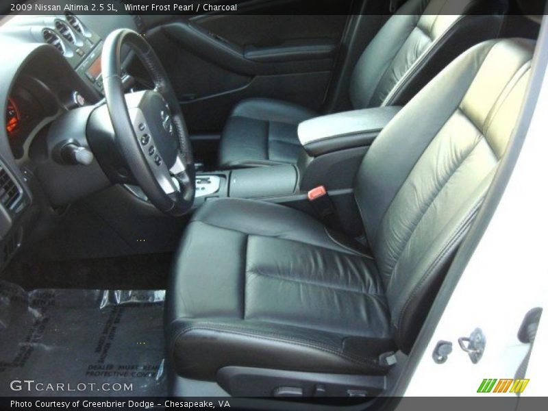 Winter Frost Pearl / Charcoal 2009 Nissan Altima 2.5 SL