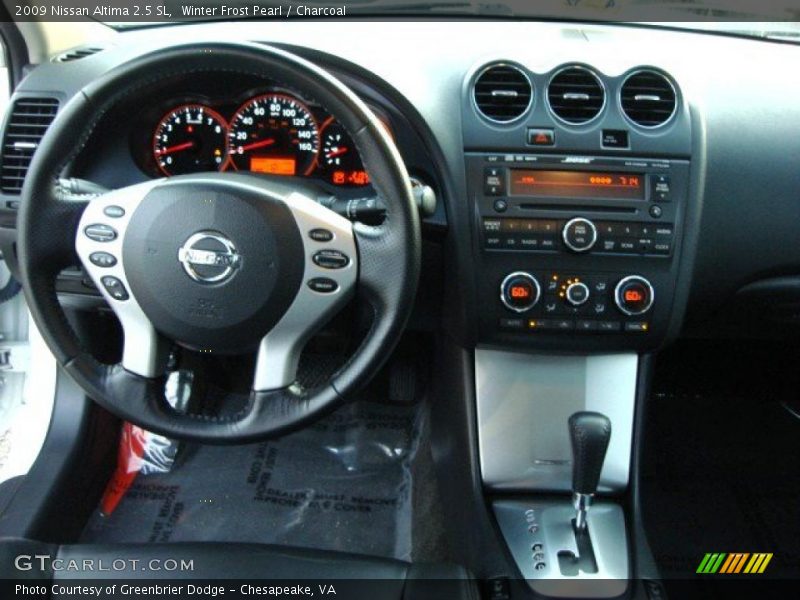 Winter Frost Pearl / Charcoal 2009 Nissan Altima 2.5 SL