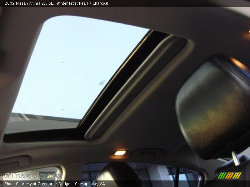 Winter Frost Pearl / Charcoal 2009 Nissan Altima 2.5 SL