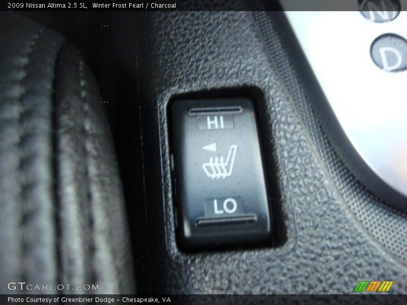 Winter Frost Pearl / Charcoal 2009 Nissan Altima 2.5 SL