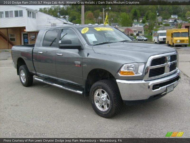 Mineral Gray Metallic / Dark Slate/Medium Graystone 2010 Dodge Ram 2500 SLT Mega Cab 4x4
