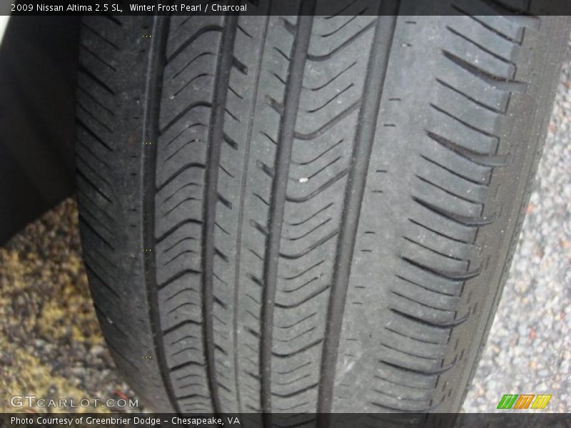 Winter Frost Pearl / Charcoal 2009 Nissan Altima 2.5 SL
