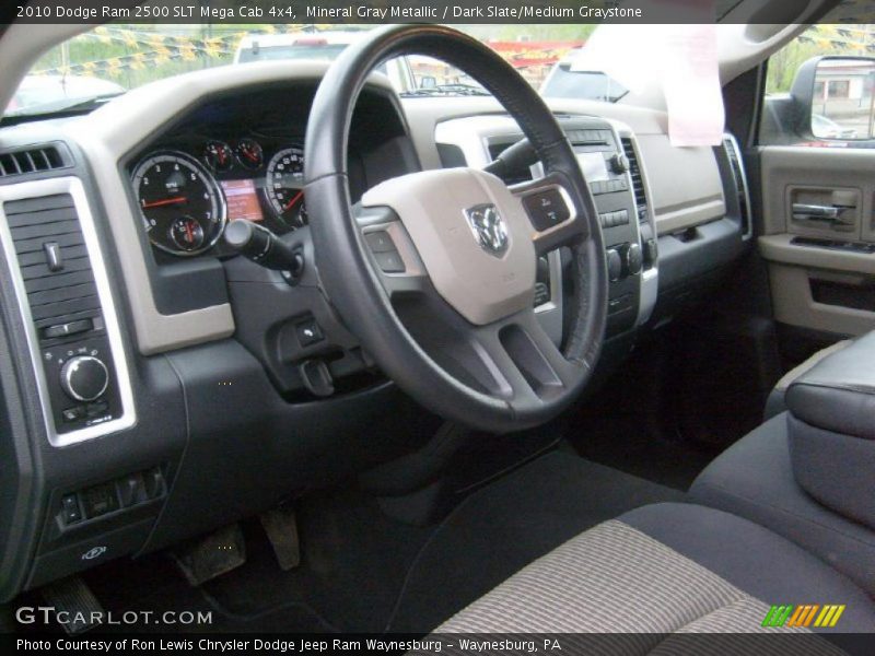 Mineral Gray Metallic / Dark Slate/Medium Graystone 2010 Dodge Ram 2500 SLT Mega Cab 4x4