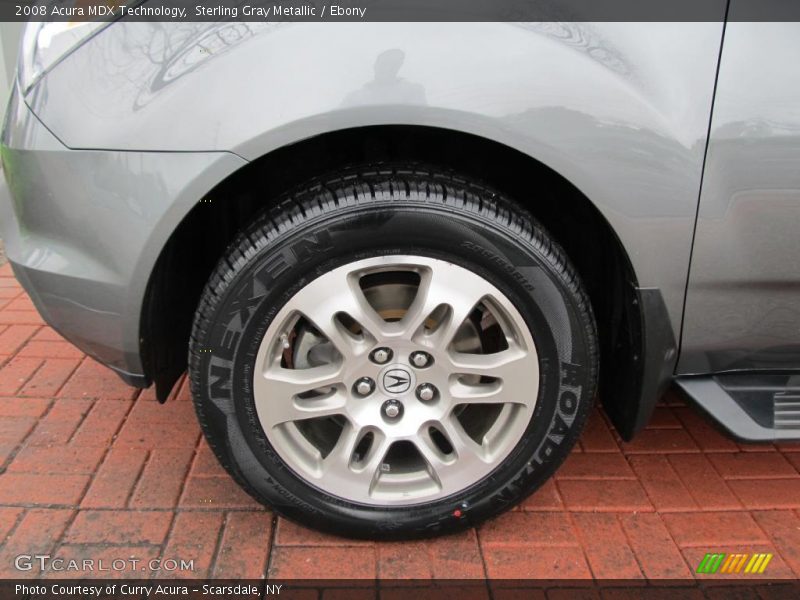 Sterling Gray Metallic / Ebony 2008 Acura MDX Technology