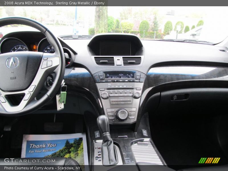 Sterling Gray Metallic / Ebony 2008 Acura MDX Technology