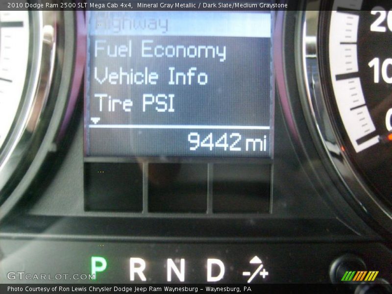 Mineral Gray Metallic / Dark Slate/Medium Graystone 2010 Dodge Ram 2500 SLT Mega Cab 4x4