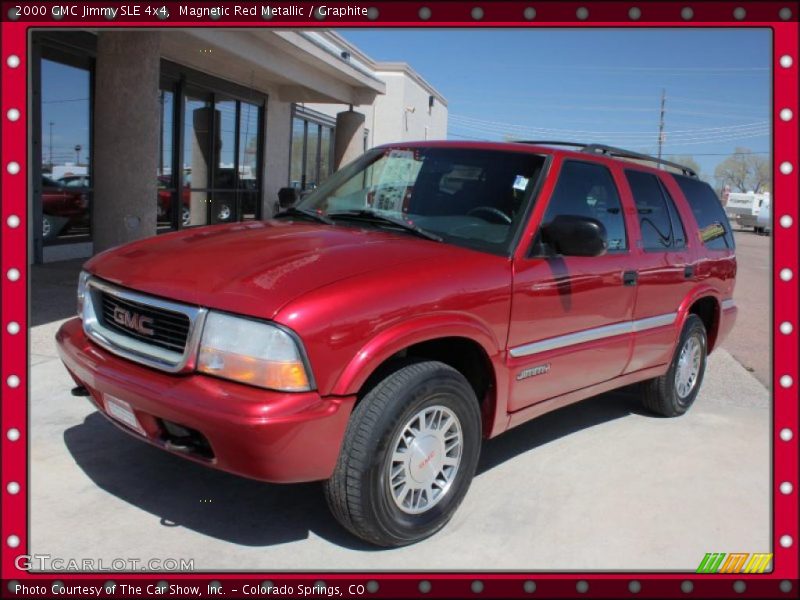 Magnetic Red Metallic / Graphite 2000 GMC Jimmy SLE 4x4