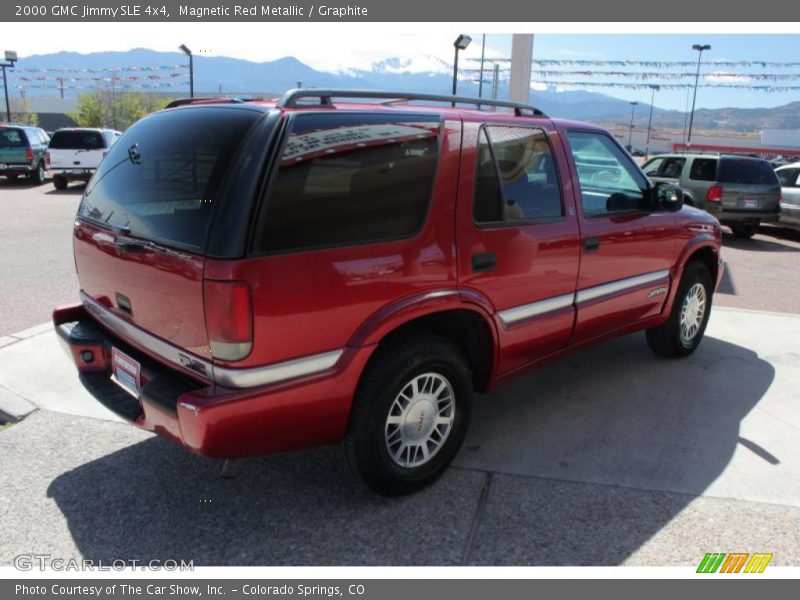 Magnetic Red Metallic / Graphite 2000 GMC Jimmy SLE 4x4