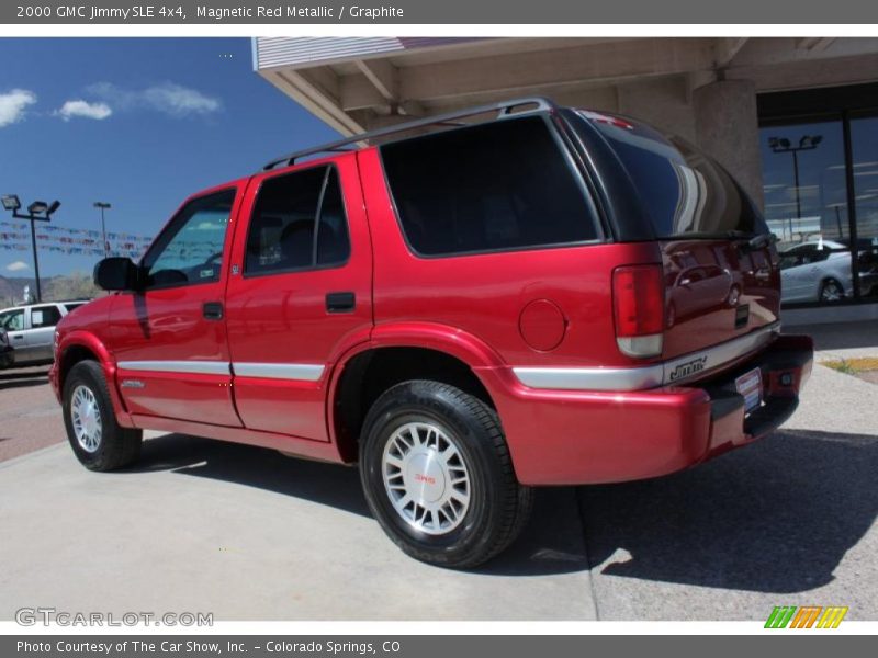 Magnetic Red Metallic / Graphite 2000 GMC Jimmy SLE 4x4