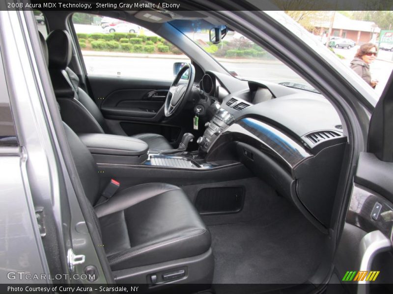 Sterling Gray Metallic / Ebony 2008 Acura MDX Technology