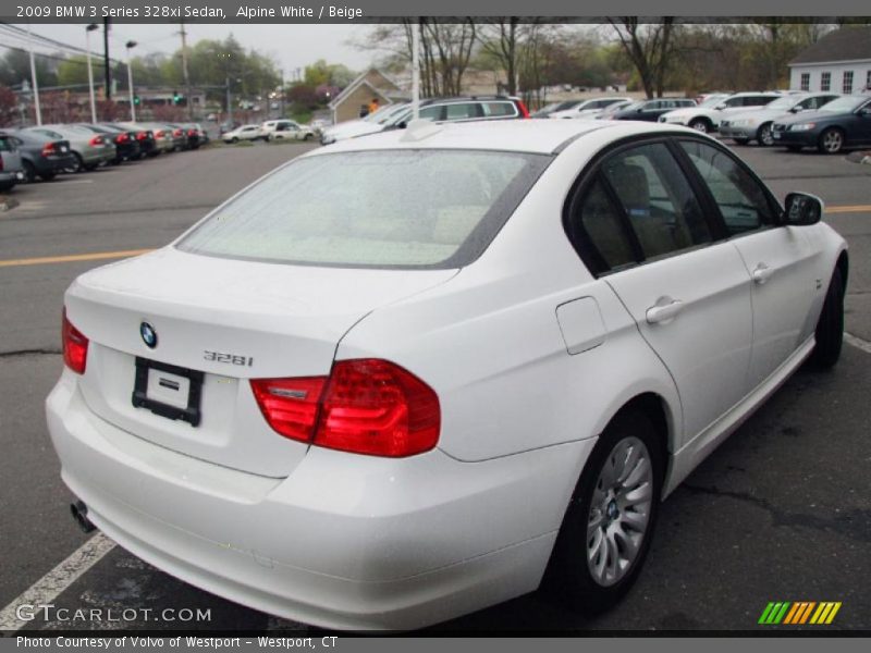 Alpine White / Beige 2009 BMW 3 Series 328xi Sedan