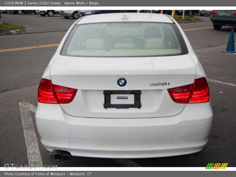 Alpine White / Beige 2009 BMW 3 Series 328xi Sedan