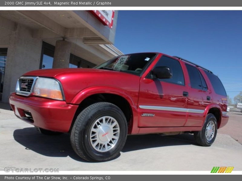 Magnetic Red Metallic / Graphite 2000 GMC Jimmy SLE 4x4