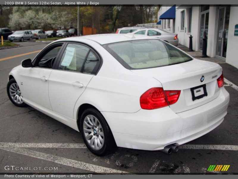 Alpine White / Beige 2009 BMW 3 Series 328xi Sedan