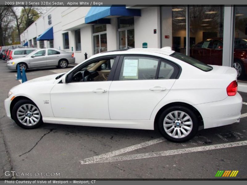 Alpine White / Beige 2009 BMW 3 Series 328xi Sedan