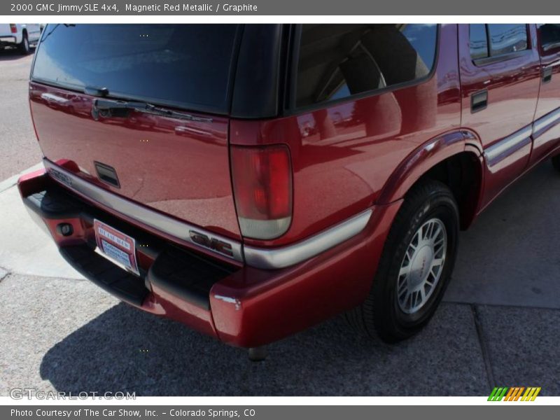 Magnetic Red Metallic / Graphite 2000 GMC Jimmy SLE 4x4