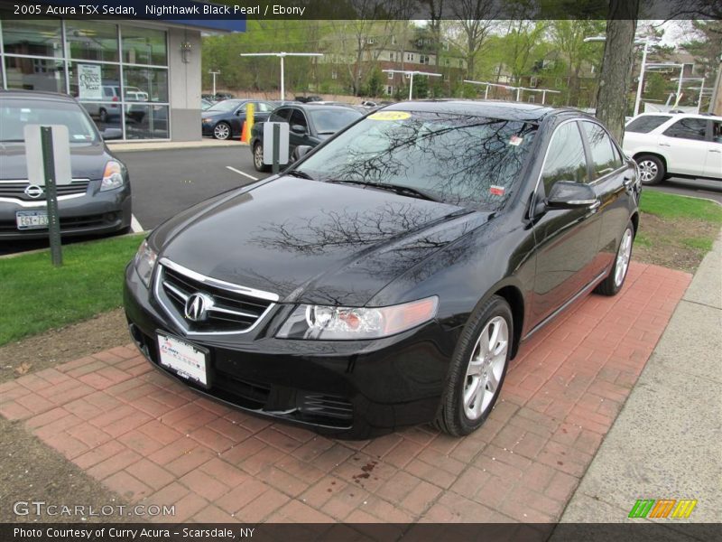 Nighthawk Black Pearl / Ebony 2005 Acura TSX Sedan