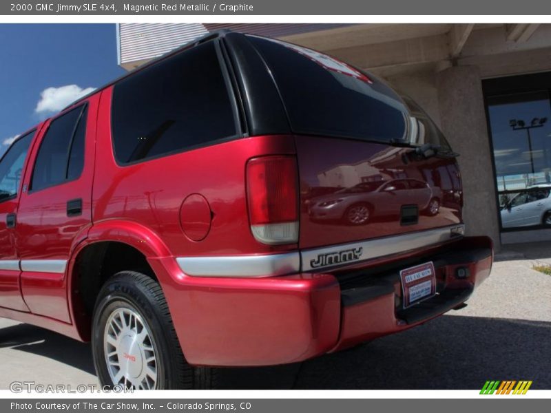 Magnetic Red Metallic / Graphite 2000 GMC Jimmy SLE 4x4