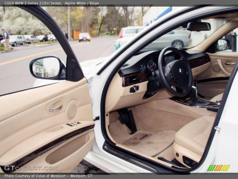 Alpine White / Beige 2009 BMW 3 Series 328xi Sedan