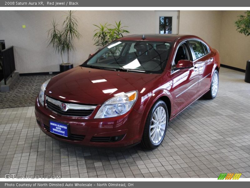 Red Jewel / Black 2008 Saturn Aura XR