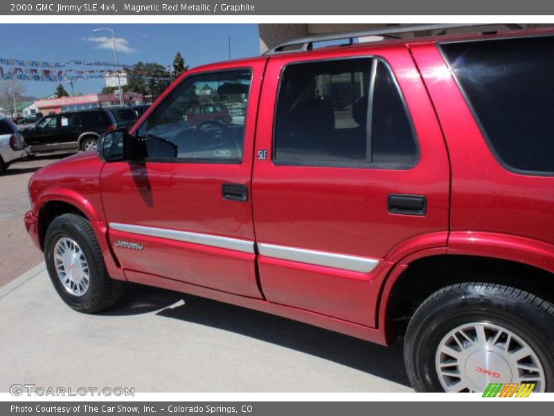 Magnetic Red Metallic / Graphite 2000 GMC Jimmy SLE 4x4