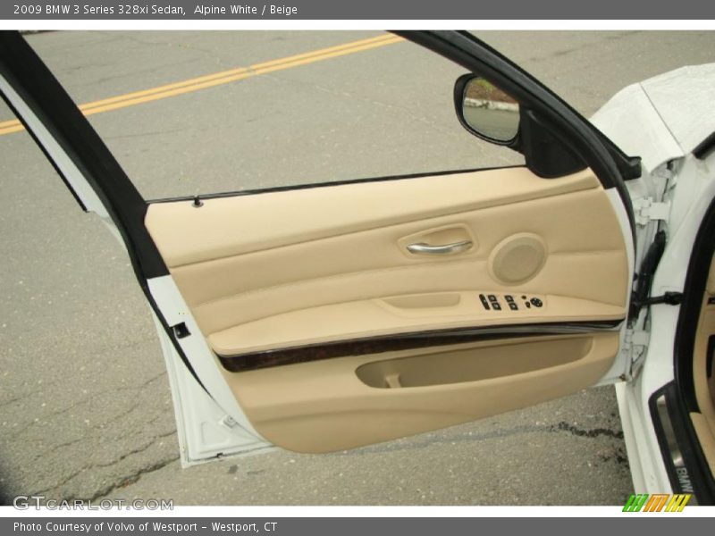 Alpine White / Beige 2009 BMW 3 Series 328xi Sedan