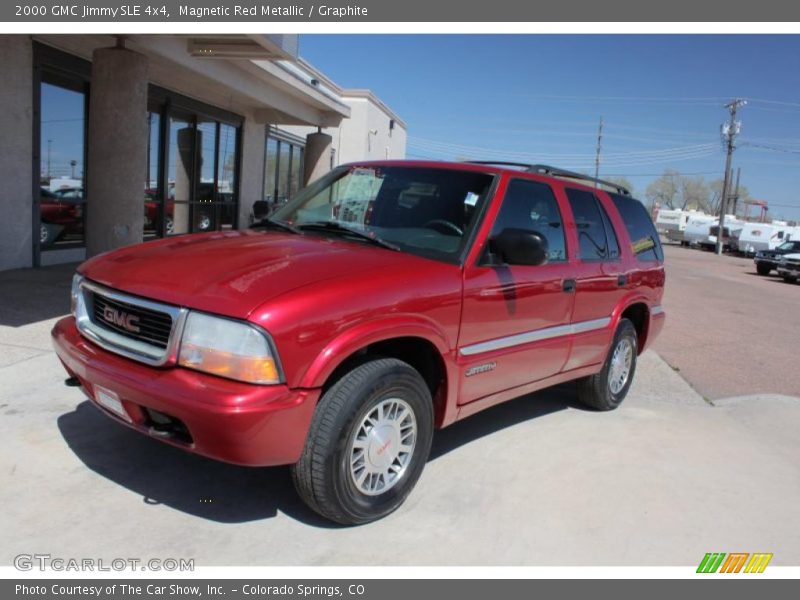 Magnetic Red Metallic / Graphite 2000 GMC Jimmy SLE 4x4