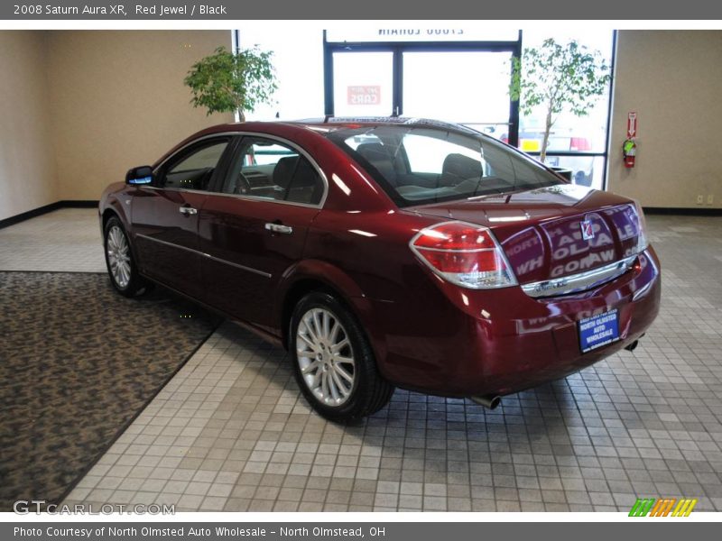Red Jewel / Black 2008 Saturn Aura XR