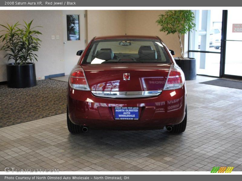 Red Jewel / Black 2008 Saturn Aura XR
