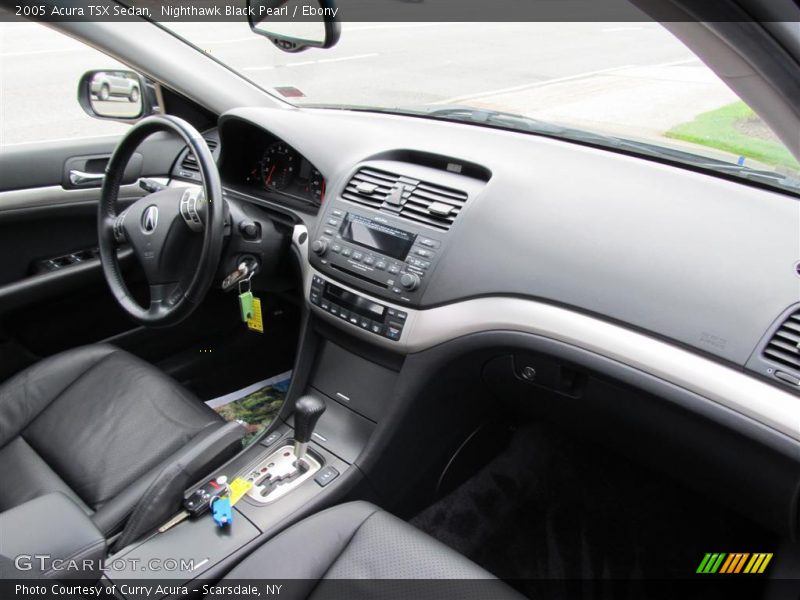 Nighthawk Black Pearl / Ebony 2005 Acura TSX Sedan
