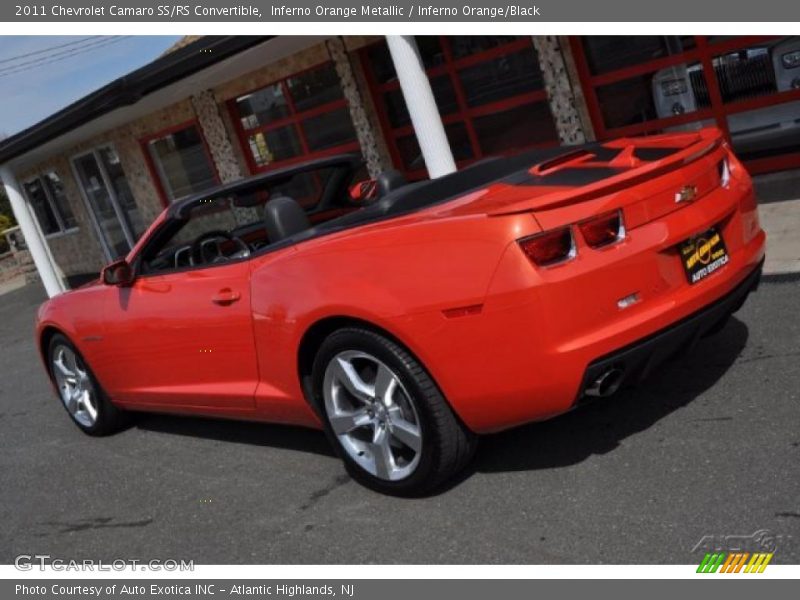 Inferno Orange Metallic / Inferno Orange/Black 2011 Chevrolet Camaro SS/RS Convertible