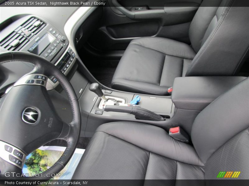 Nighthawk Black Pearl / Ebony 2005 Acura TSX Sedan