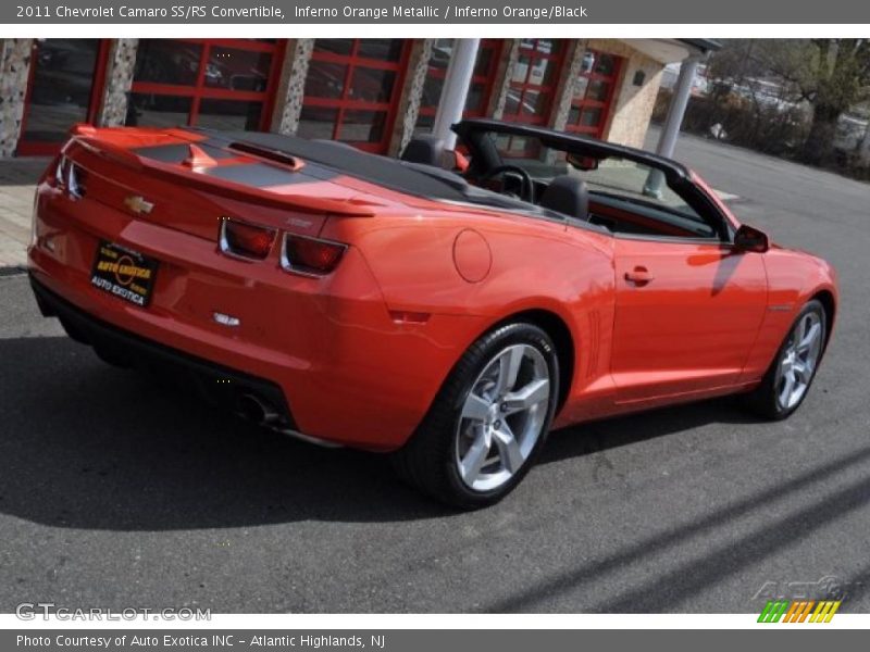 Inferno Orange Metallic / Inferno Orange/Black 2011 Chevrolet Camaro SS/RS Convertible