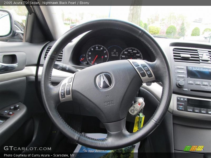 Nighthawk Black Pearl / Ebony 2005 Acura TSX Sedan