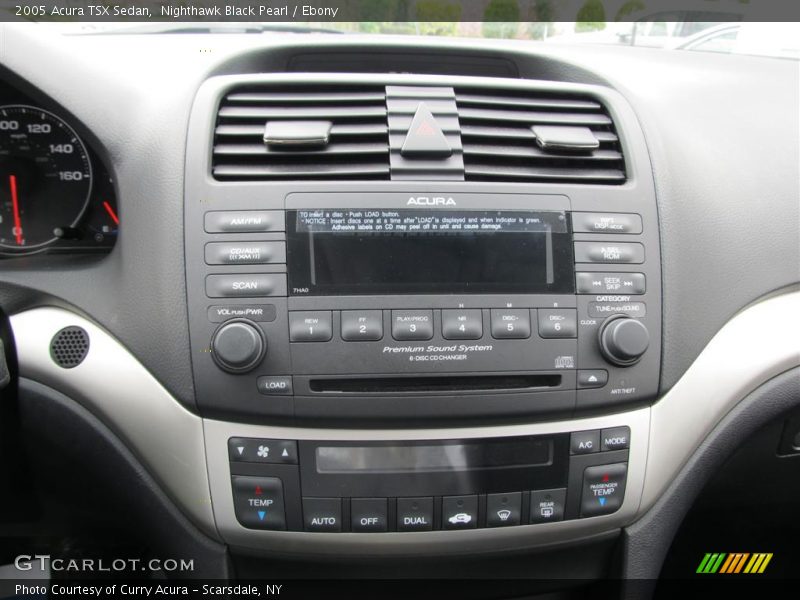 Nighthawk Black Pearl / Ebony 2005 Acura TSX Sedan