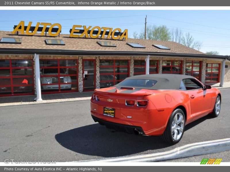 Inferno Orange Metallic / Inferno Orange/Black 2011 Chevrolet Camaro SS/RS Convertible