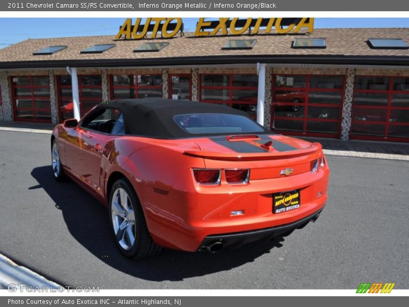 Inferno Orange Metallic / Inferno Orange/Black 2011 Chevrolet Camaro SS/RS Convertible
