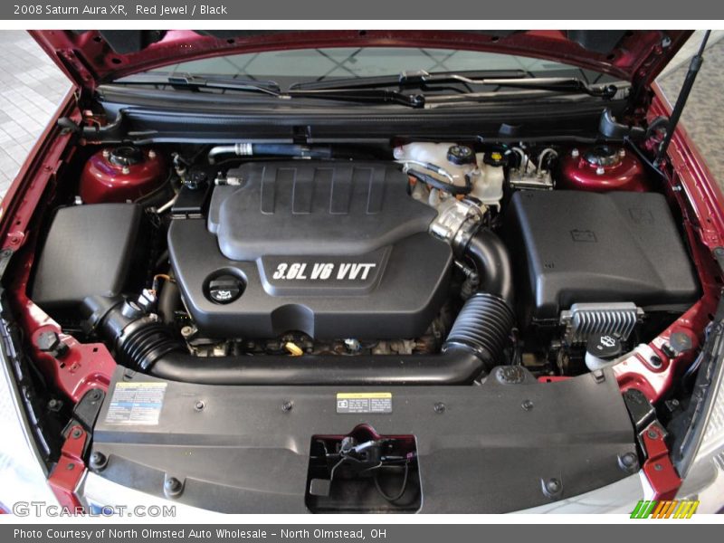 Red Jewel / Black 2008 Saturn Aura XR
