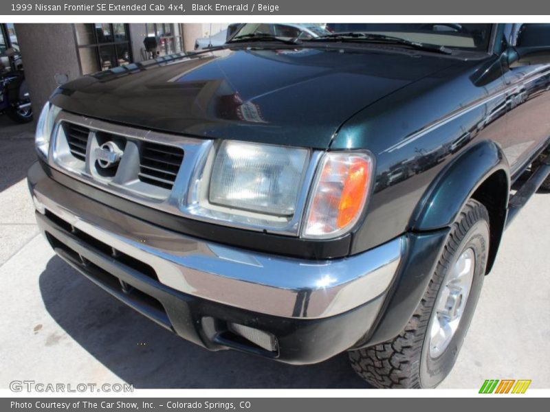 Black Emerald / Beige 1999 Nissan Frontier SE Extended Cab 4x4